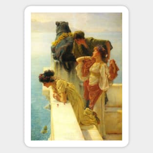 A Coign Of Vantage by Sir Lawrence Alma-Tadema Sticker